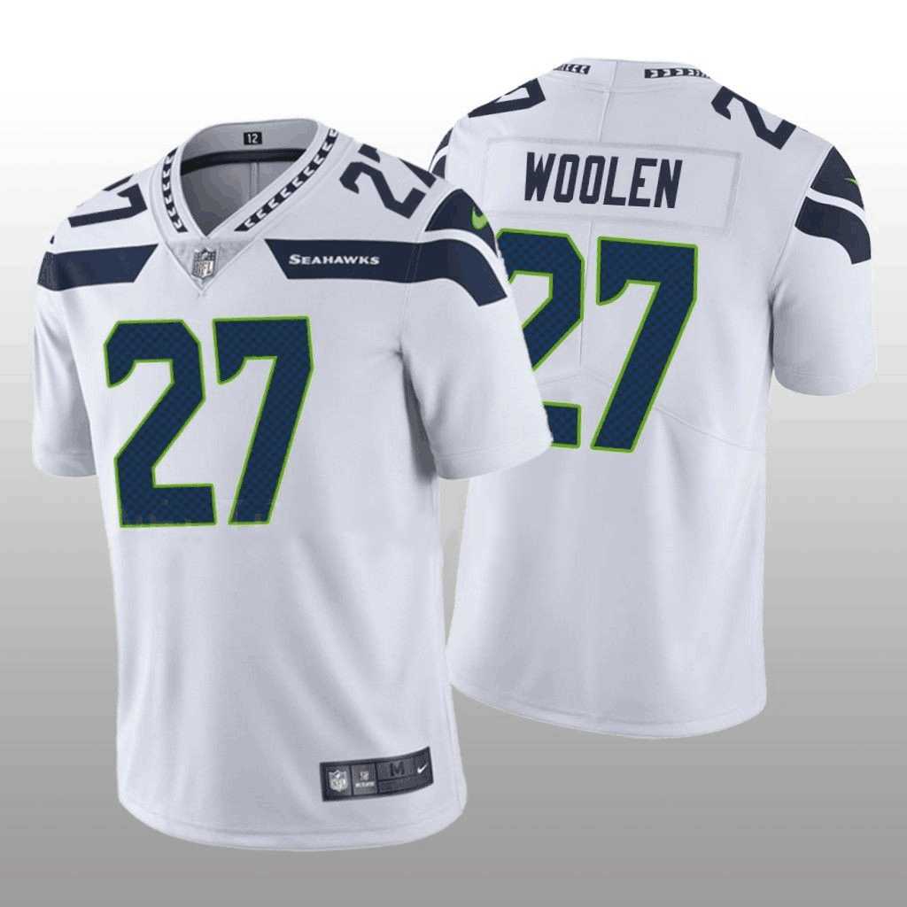 Men & Women & Youth Seattle Seahawks #27 Tariq Woolen White Vapor Untouchable Stitched Football Jersey->denver broncos->NFL Jersey